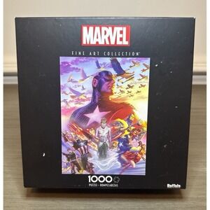 Marvel Captain America Jigsaw Puzzle 1000 Pc Buffalo Games Factory Sealed NEW